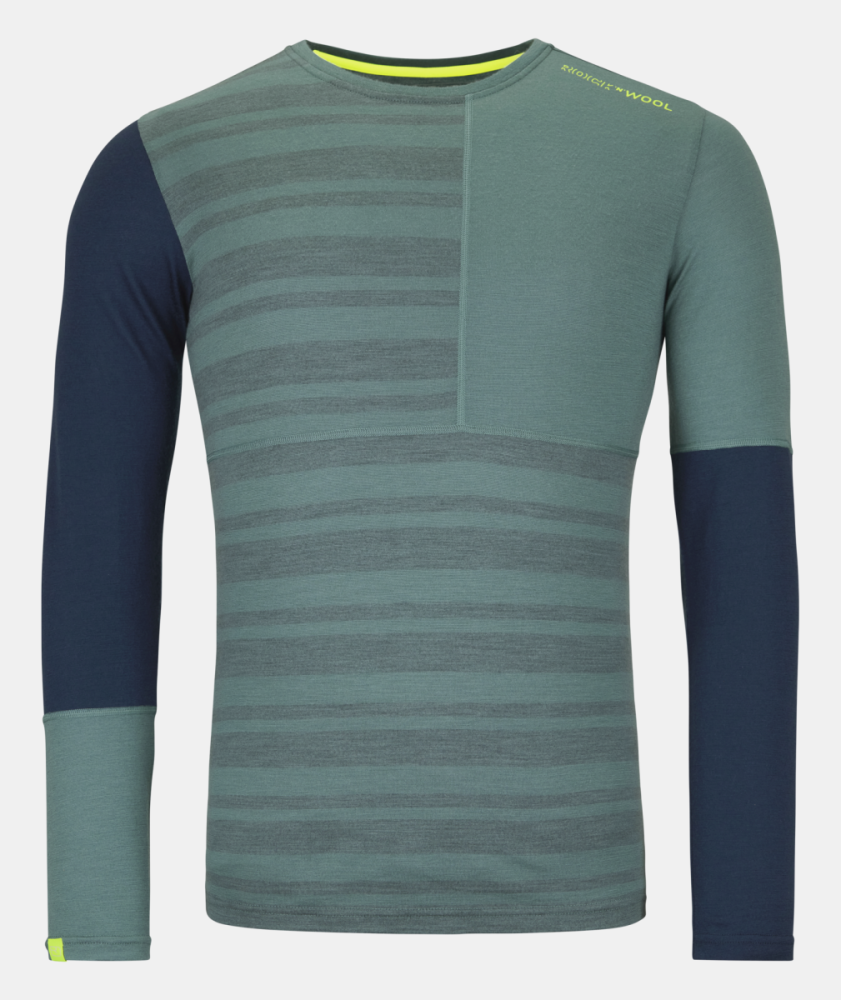 ORTOVOX 185 ROCK'N'WOOL LONG SLEEVE M, arctic grey