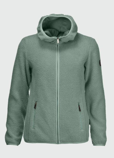 Rukka Bee Damen Sherpa Jacke, green bay