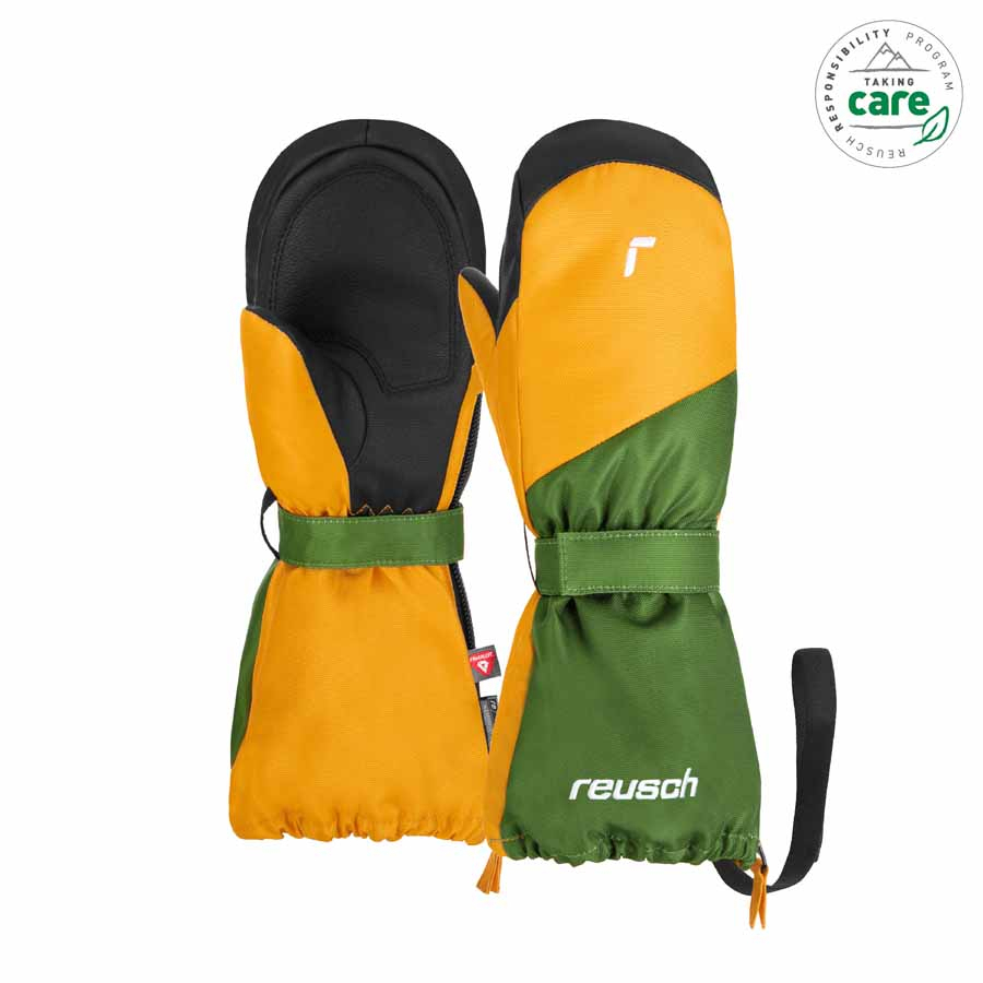 Reusch Lucky R-TEX XT Mitten, willow bough/saff, IV 4-5 AGE