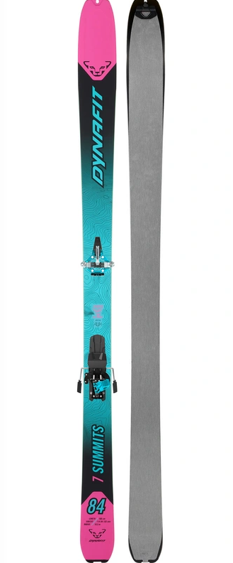 Dynafit Seven Summits+ W Ski Set, flamingo/reef, 1