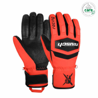 Reusch Worldcup Warrior R-TEX® XT Junior, black/ fluo red