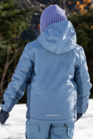 Rukka Marlo Kinder Skijacke, mit Sherpa Futter, faded denim, 116