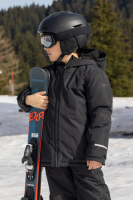 Rukka Marlo Kinder Skijacke, mit Sherpa Futter, black, 104