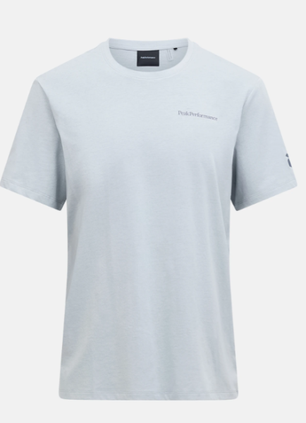 Peak Performance Explore Logo Tee Herren , Summit Smoke
