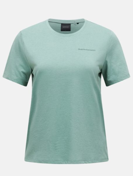 Peak Performance Explore Logo Tee Damen , Green Valley