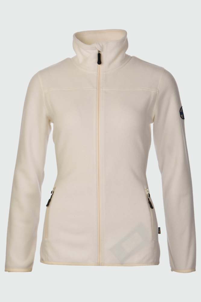 rukka Maika Damen Fleecejacke, off white (egret), 42