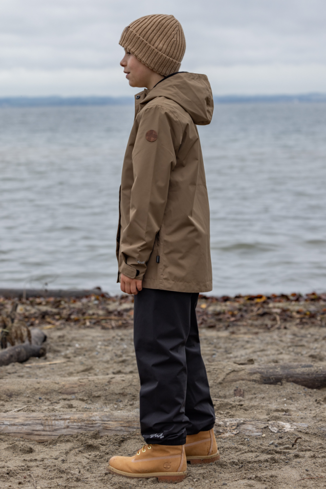 rukka Tiam Kinder Regenhose, black, 140