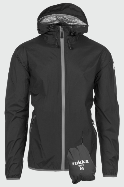 rukka Shelter Herren Regenjacke, black