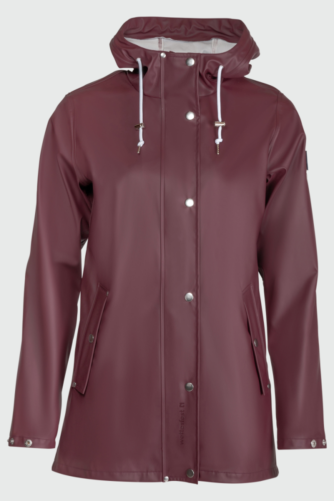 Rukka Vera Damen Regenjacke, 0662, port royale, 40