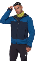 Mammut Crag HS Hooded Jacket Men, tschiel-marine, M