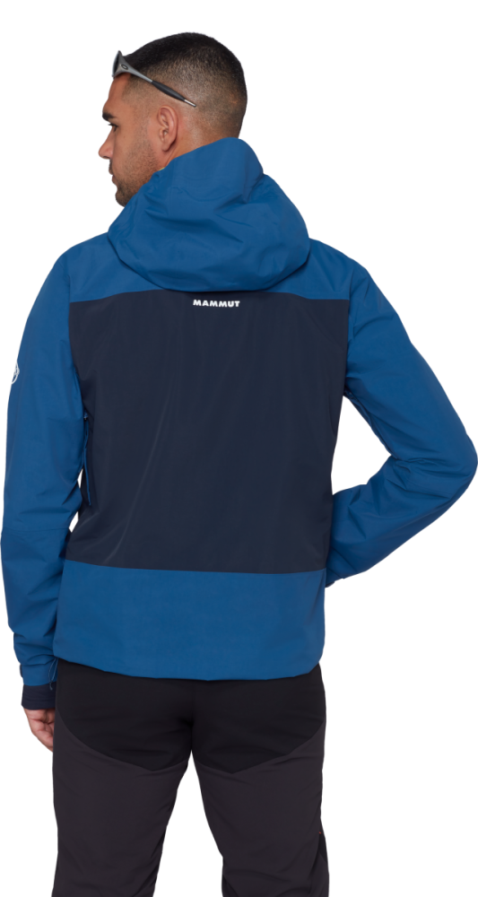Mammut Crag HS Hooded Jacket Men, tschiel-marine, M