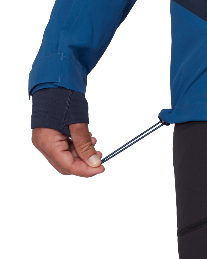 Mammut Crag HS Hooded Jacket Men, tschiel-marine, M