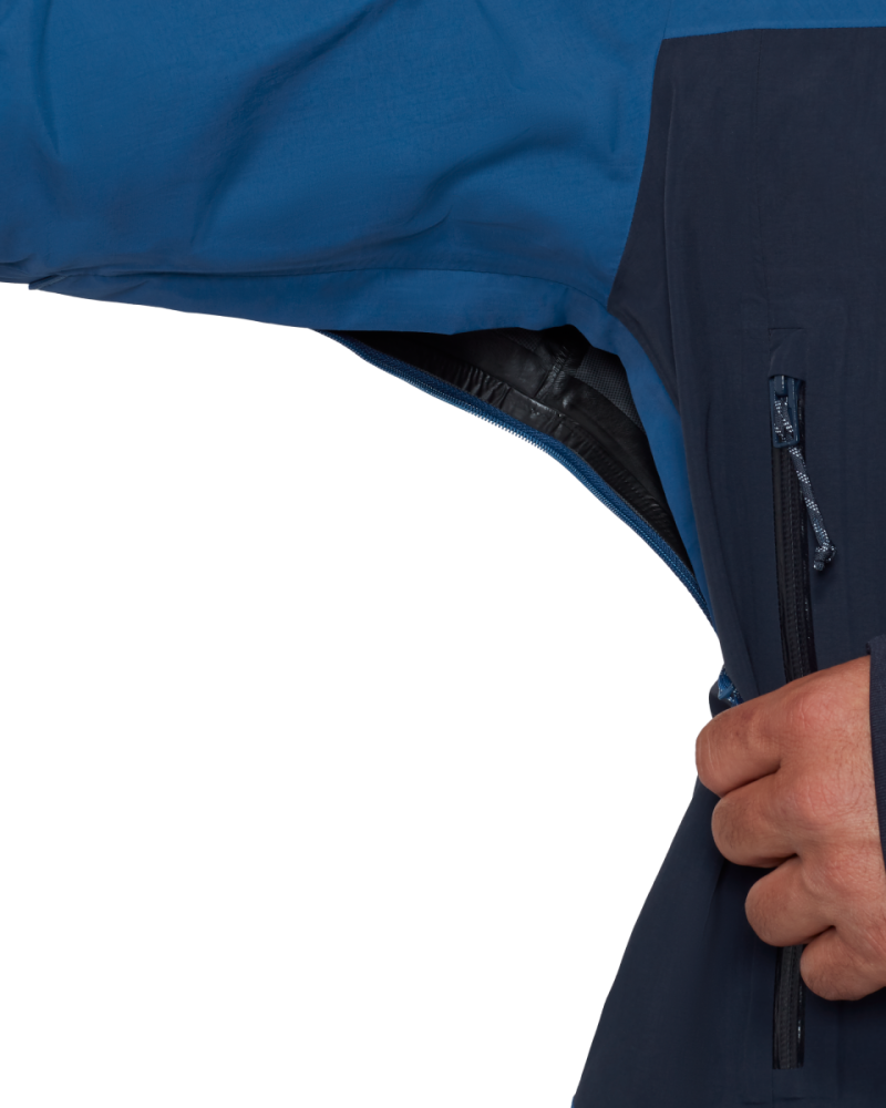 Mammut Crag HS Hooded Jacket Men, tschiel-marine, M