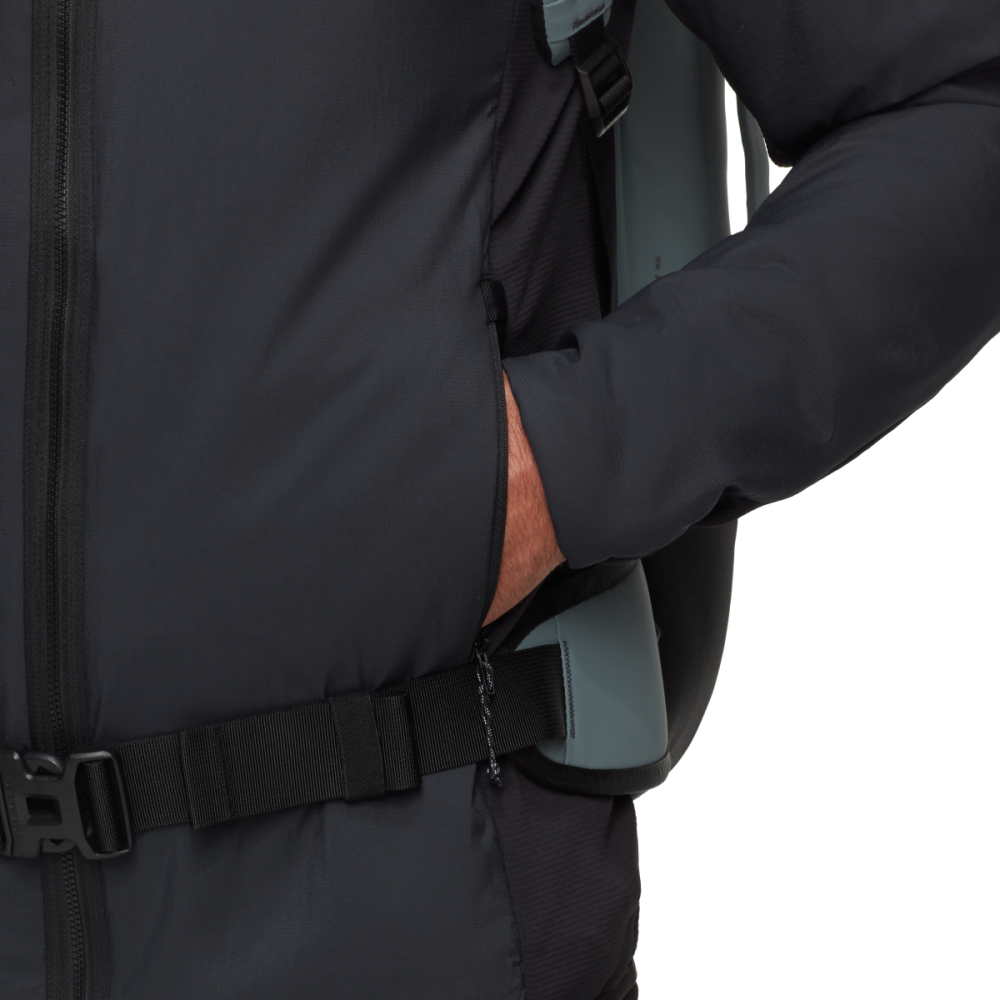 Mammut Rime Light IN Hybrid Hooded Jacket Men, black, XL