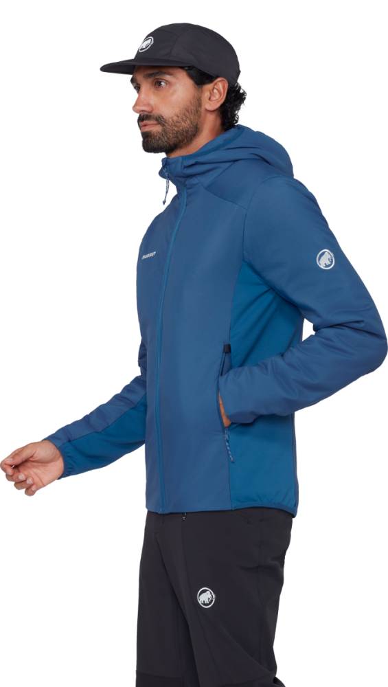 Mammut Rime Light IN Hybrid Hooded Jacket Men, tschiel, S