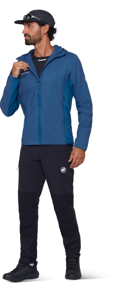 Mammut Rime Light IN Hybrid Hooded Jacket Men, tschiel, S