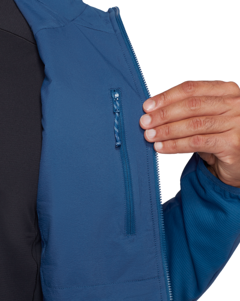 Mammut Rime Light IN Hybrid Hooded Jacket Men, tschiel, S