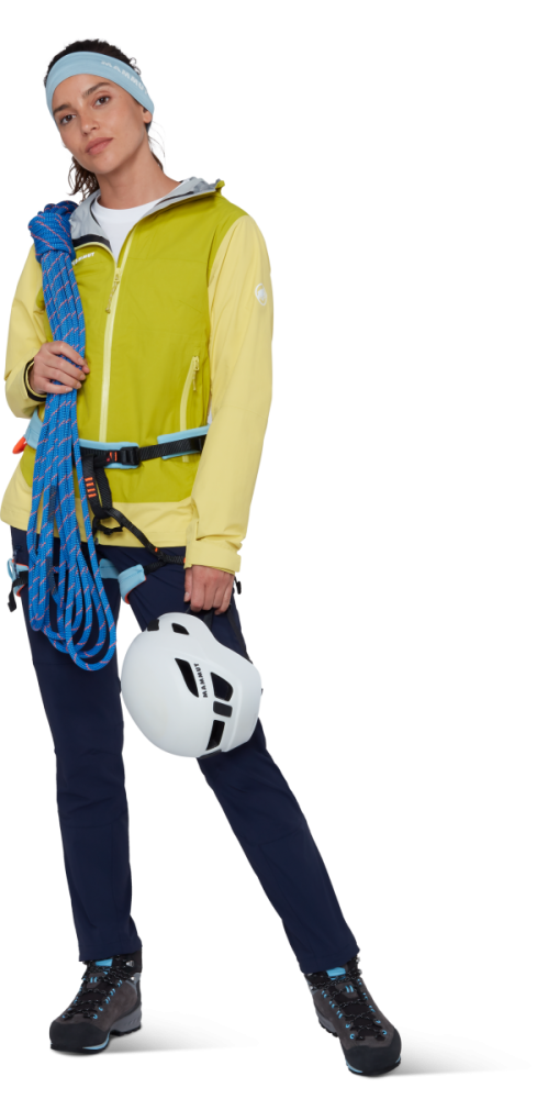 Mammut Crag HS Hooded Jacket Women, holunder-acacia, S