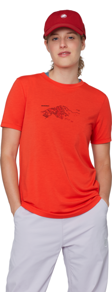Mammut Mountain T-Shirt Women Fruendenhorn, red