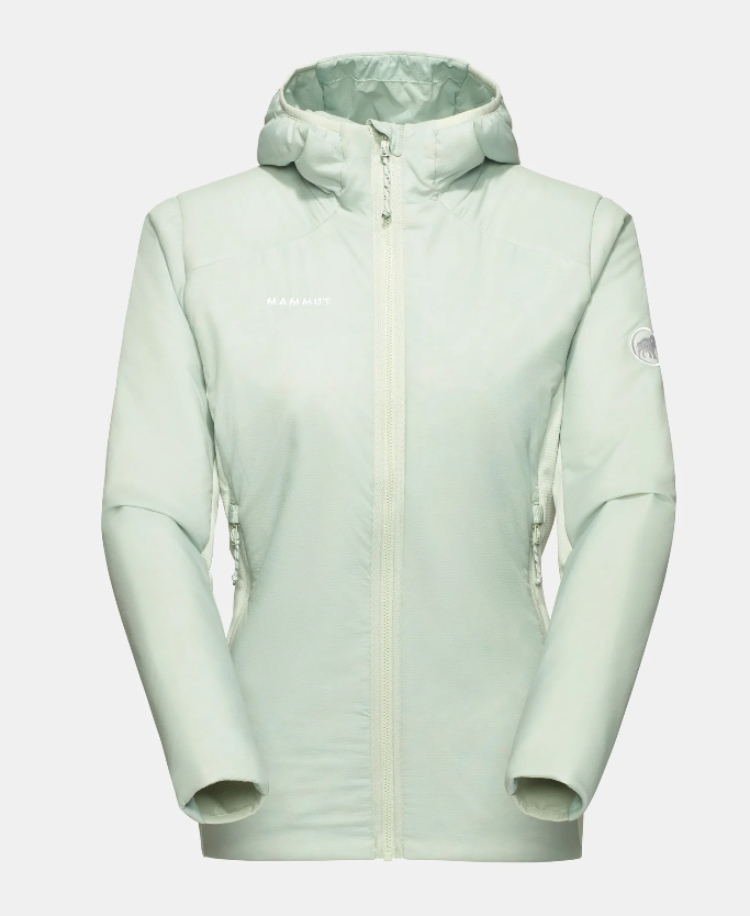 Mammut Rime Light IN Hybrid Hooded Jacket Women, silver sage, S