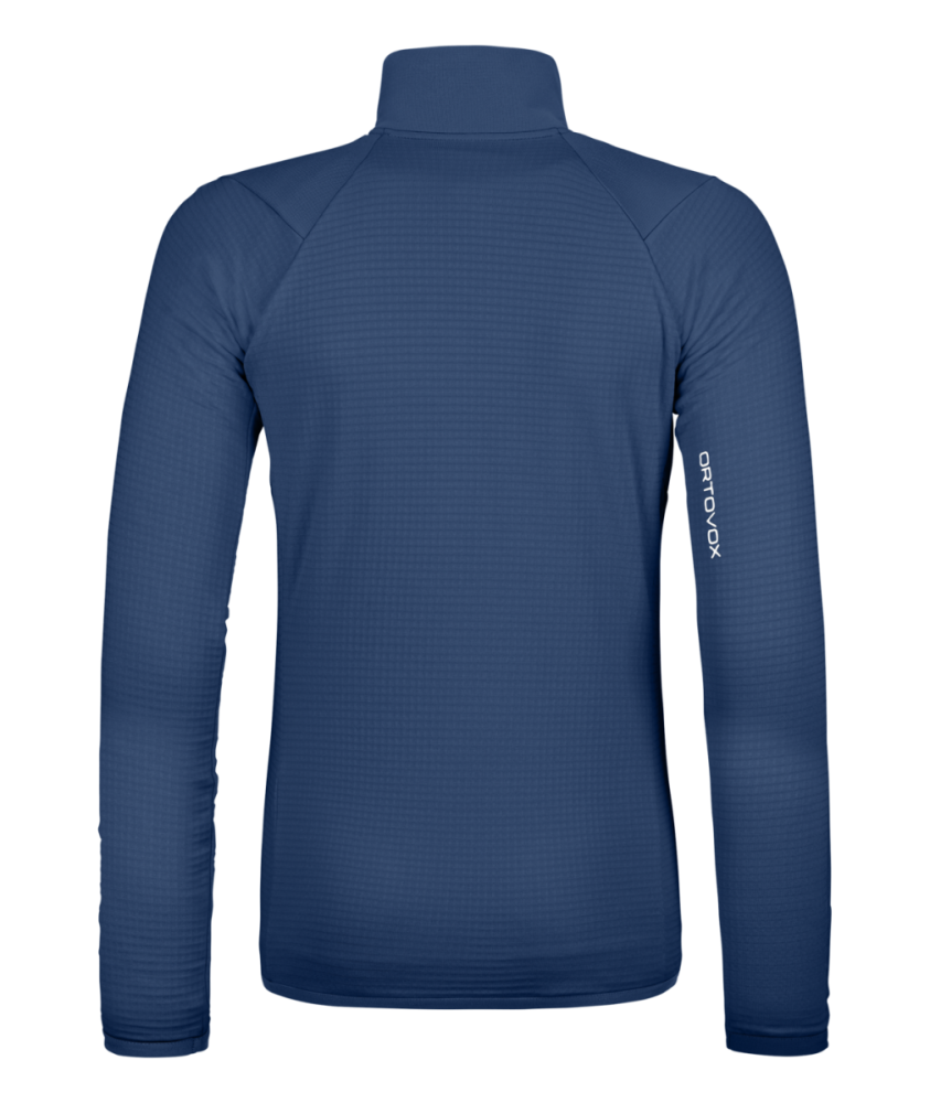 Ortovox FLEECE GRID JACKET W, blue nunatak, M