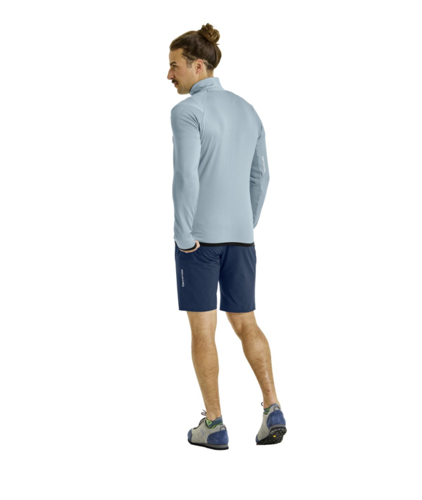Ortovox FLEECE GRID JACKET M, blue nunatak, XXL