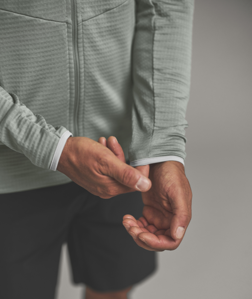 Ortovox FLEECE LIGHT GRID HOODY M, deep ocean, XL