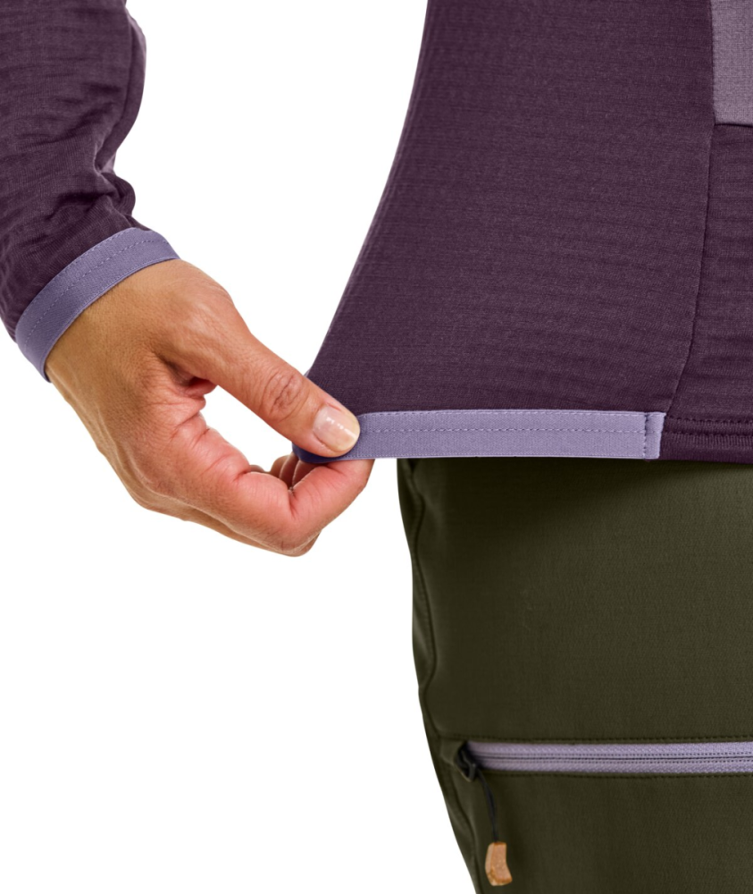 Ortovox Fleece Grid Hoody W, green acid, M