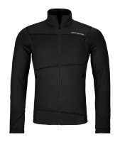 Ortovox FLEECE LIGHT JACKET M, black raven, M