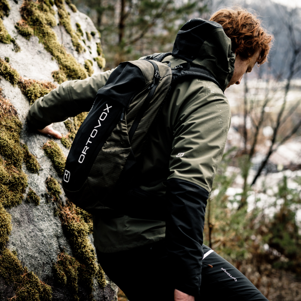 Ortovox Seceda 3l Jacket M, red malbec, M