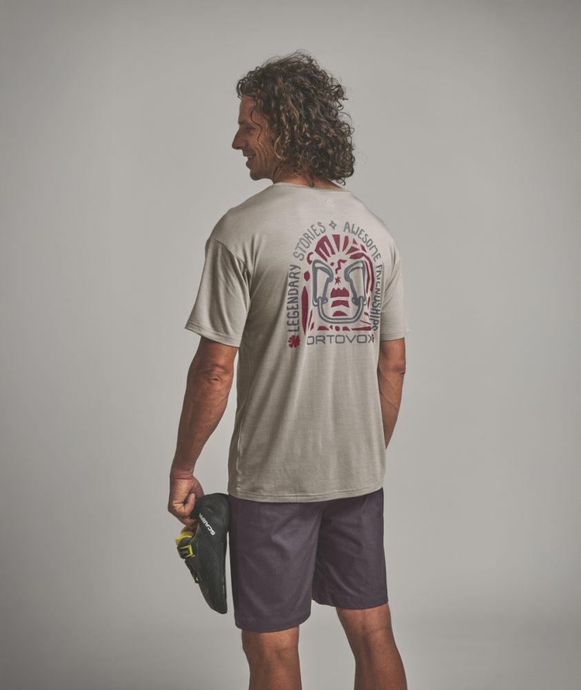 Ortovox 150 Cool Climbing Vibes Ts M, dark linen, M
