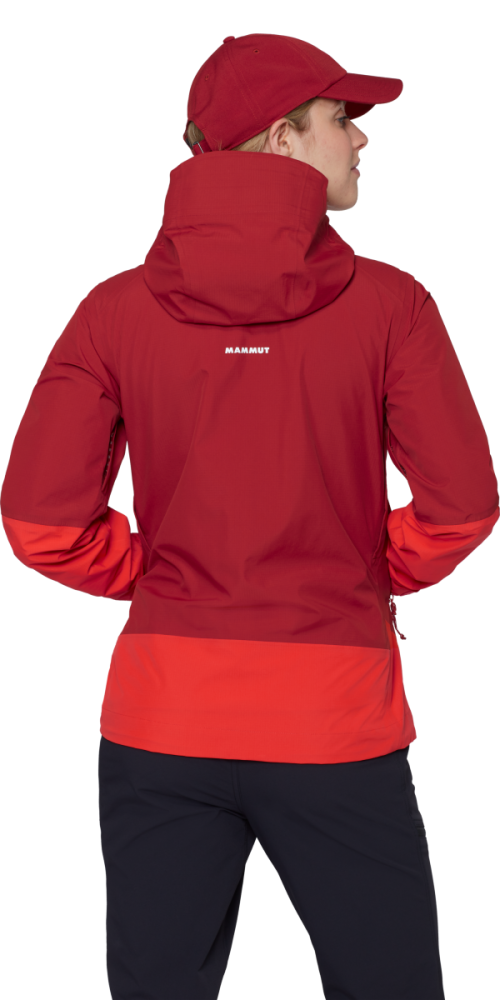 Mammut Alto Guide HS Hooded Jacket Women, dark red- red, L