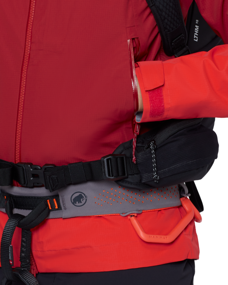 Mammut Alto Guide HS Hooded Jacket Women, dark red- red, L