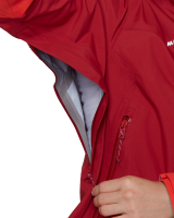 Mammut Alto Guide HS Hooded Jacket Women, dark red- red, L