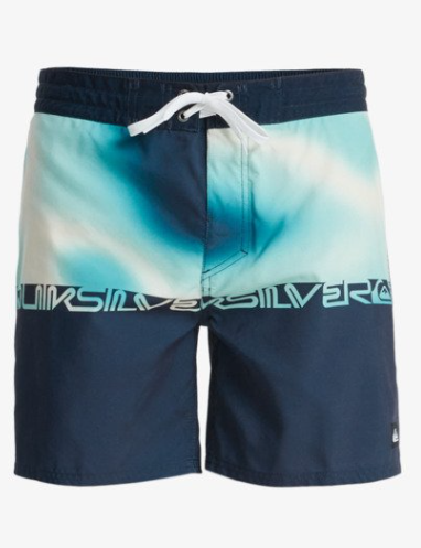 Quiksilver Everyday Half Jam 16, Dark Navy Wordblock, 31