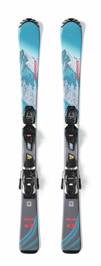 Nordica TEAM G FDT  / JR 7.0 FDT, BLAU-GRAU-PINK