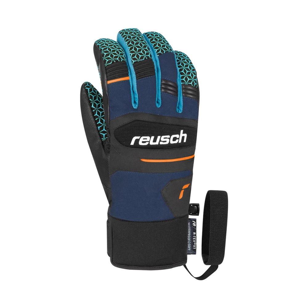 Reusch Scorpion R-TEX XT, dress blue/orange popsicle, 8