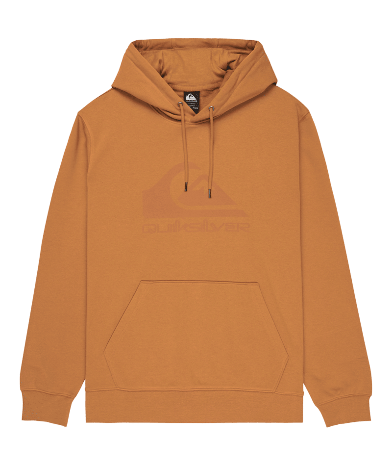 Quiksilver Comp Logo Hoodie Youth, Tobacco Brown, L/14