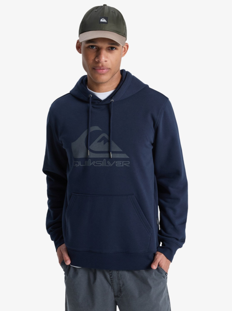 Quiksilver Comp Logo Hoodie, Dark Navy, M