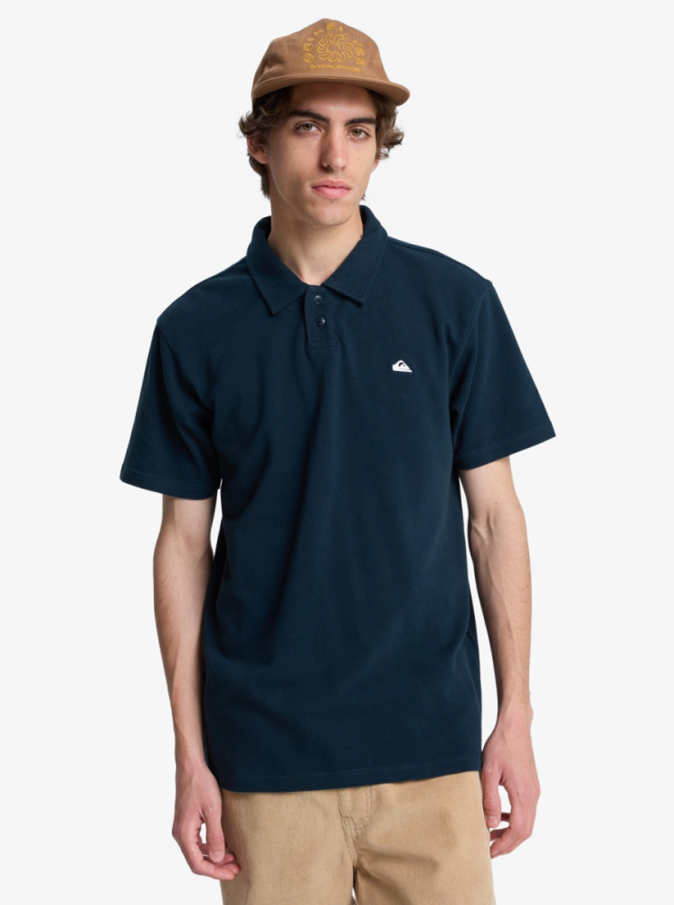 Quiksilver Mw Pique Polo, Dark Navy, S