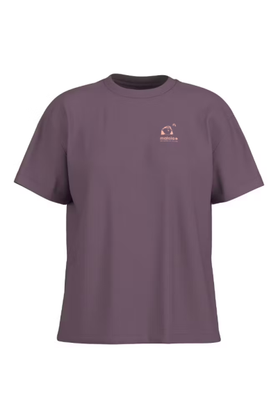 Maloja KavangiM. Organic Cotton Tee, stormy lilac