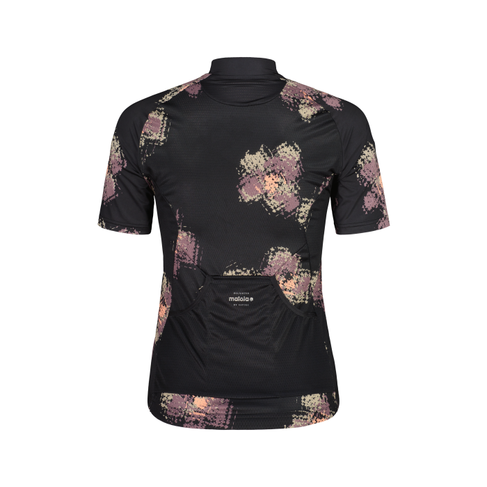 Maloja SundaM. 1/2 Cycle Jersey, deep black joy, Grösse S