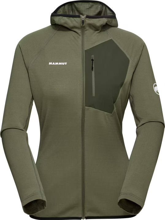 Mammut Aenergy Light ML Hooded Jacket Women, marsh-dark marsh, L