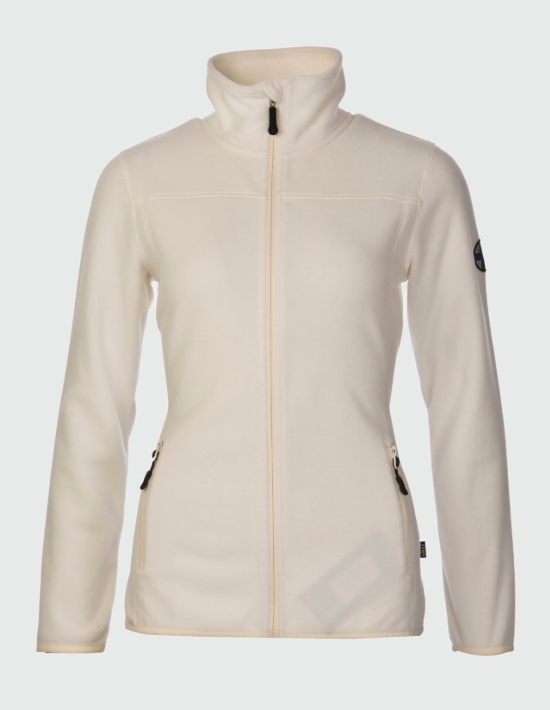 rukka Maika Damen Fleecejacke, off white (egret), 40