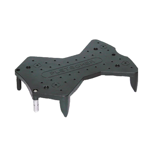 Pletscher Kunststoffadapter, Schwarz