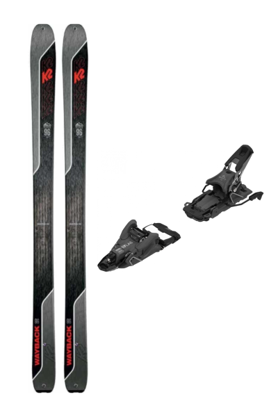 K2 Wayback 96, black / grey, 177cm, N Shift 10