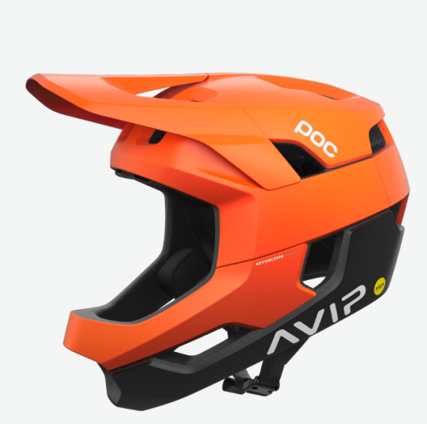 POC Otocon Race MIPS, Fluorescent Orange AVIP/Uranium Black Matt, M