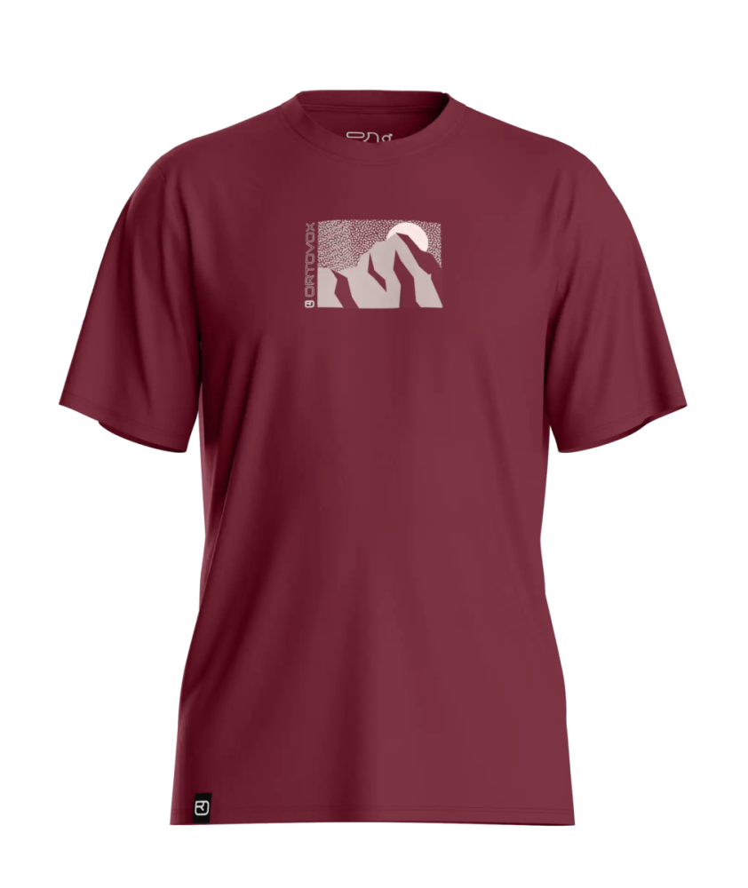 Ortovox 120 COOL TEC MTN SUN TS M, red malbec, L