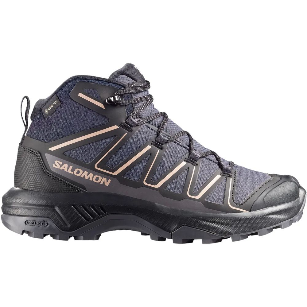 Salomon SHOES EXEO 2 MID GTX W, Nine Iron/Black/Shadow grey