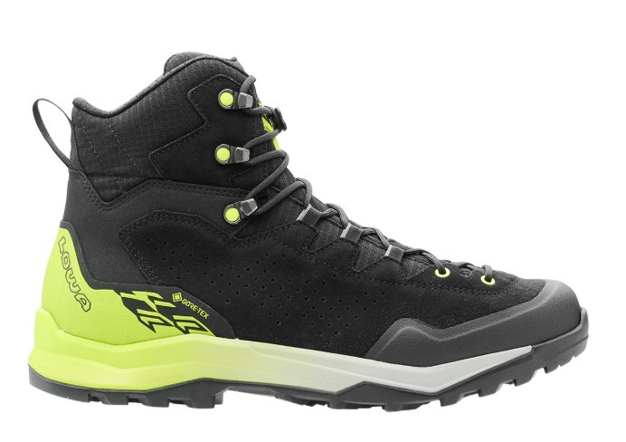 Lowa ® EXPLORER GTX MID, schwarz/limone, 45